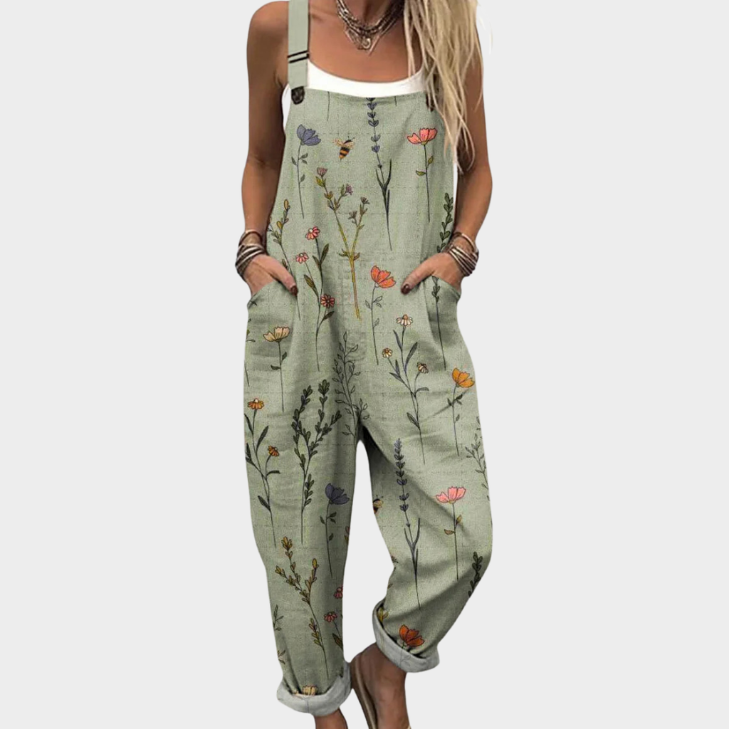 Millie™ | Garden Print Overalls