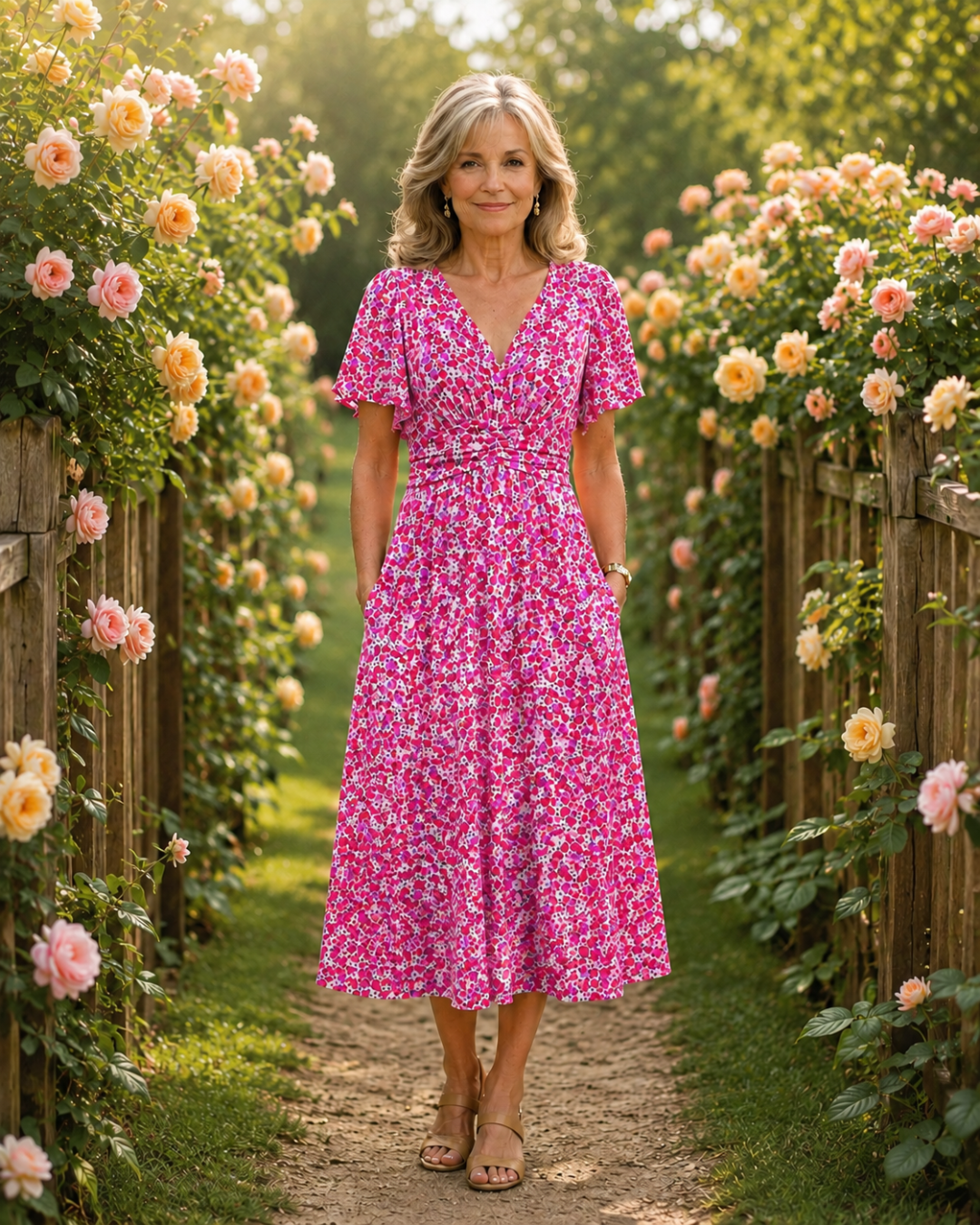 Alice - Floral A-Line Summer Dress
