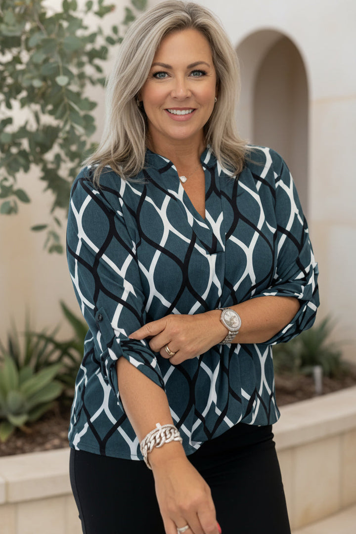 Helen - Modern Pattern Top