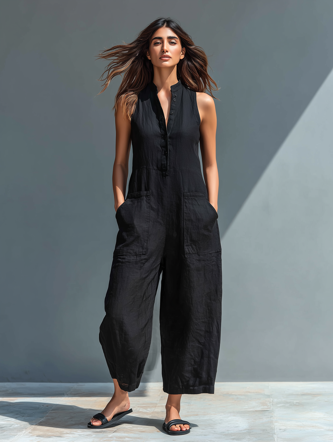 Jade – Sleeveless Jumpsuit