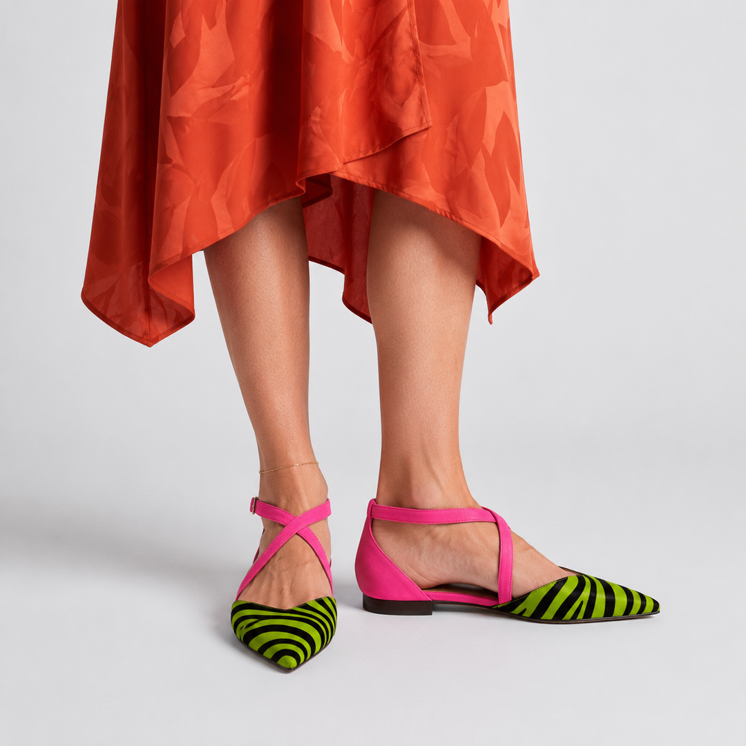 Fern - Ballet Flats with Straps