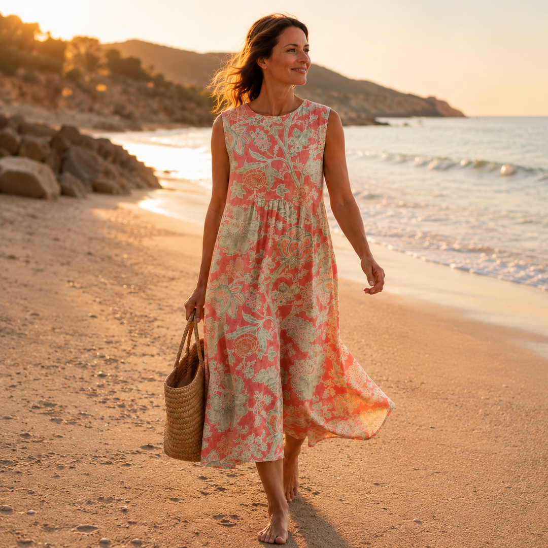 Beth™ | Floral Midi Dress