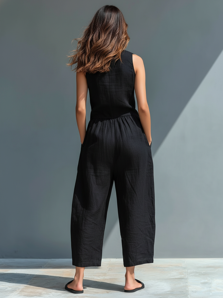 Jade – Sleeveless Jumpsuit
