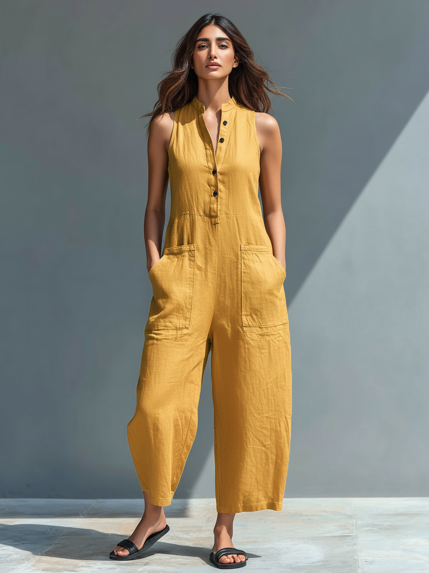 Jade – Sleeveless Jumpsuit