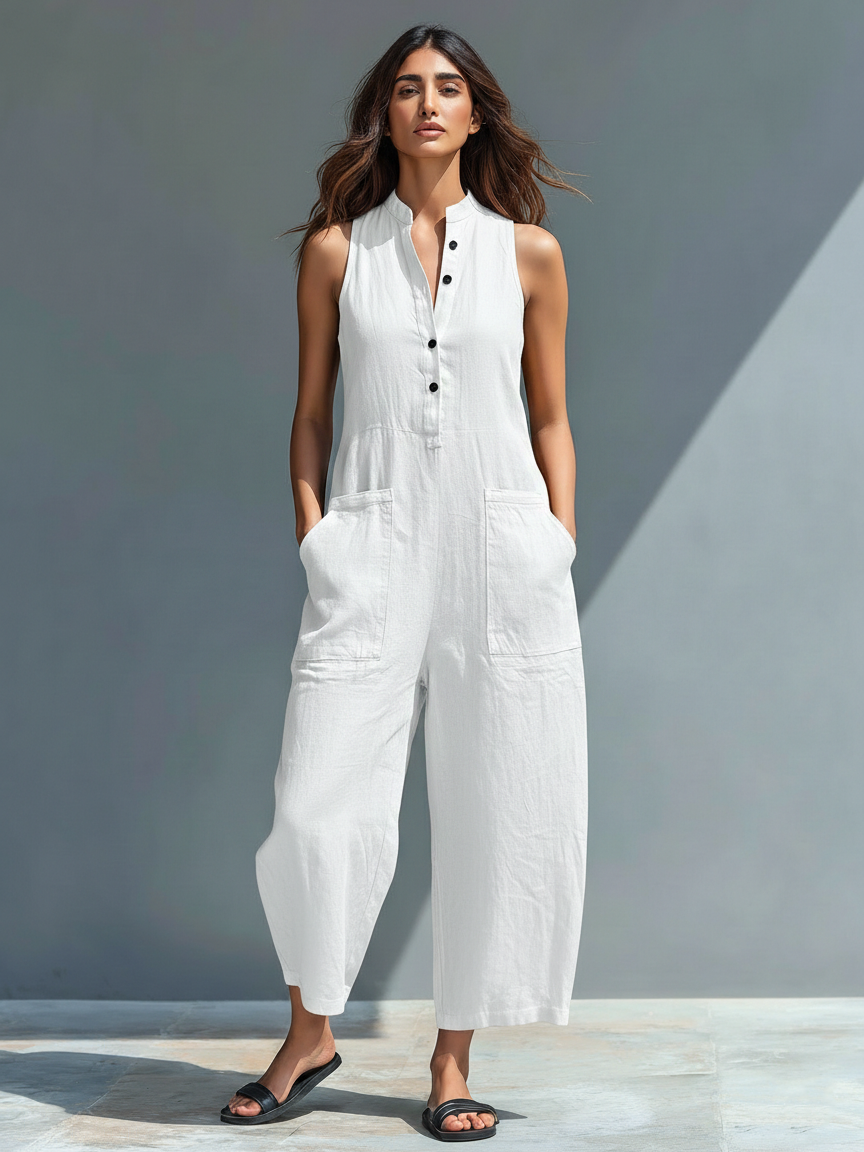 Jade – Sleeveless Jumpsuit