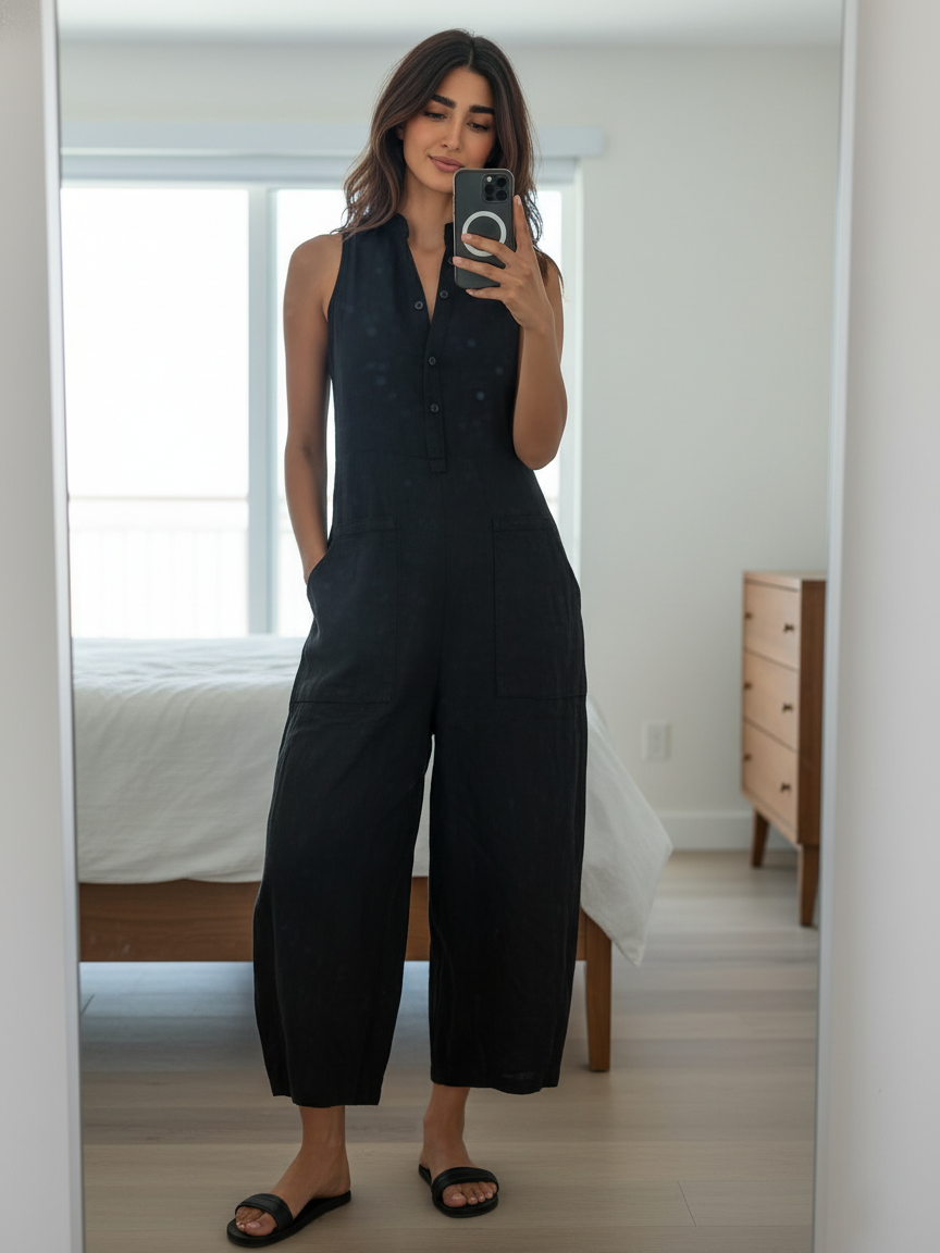 Jade – Sleeveless Jumpsuit