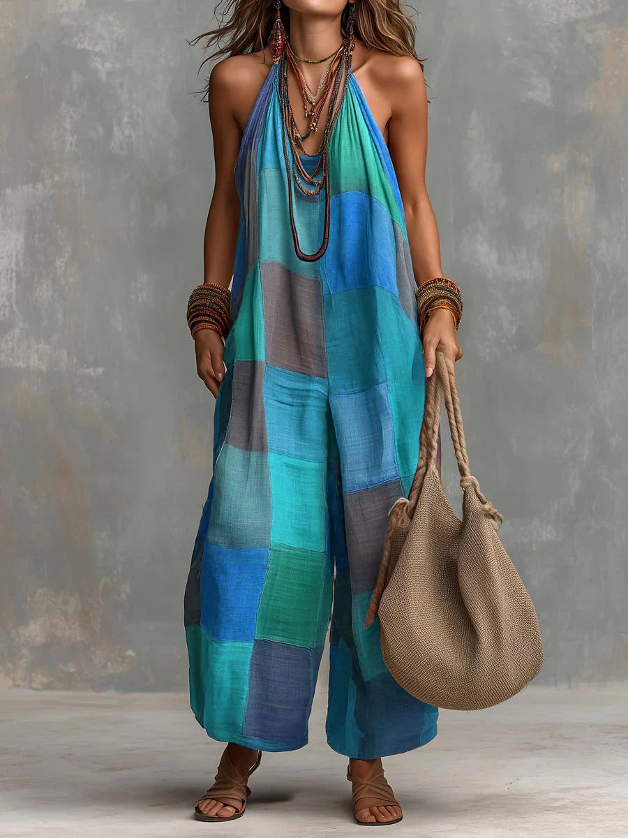 Bohemian Patchwork Jumpsuit™ – Freshness and Freedom in a Uniquely Artistic Style