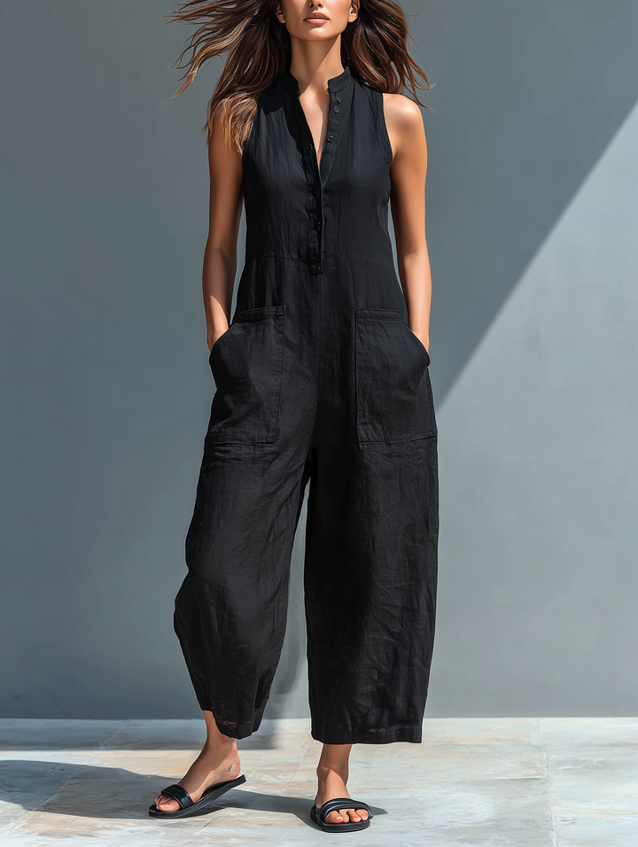 Jade – Sleeveless Jumpsuit