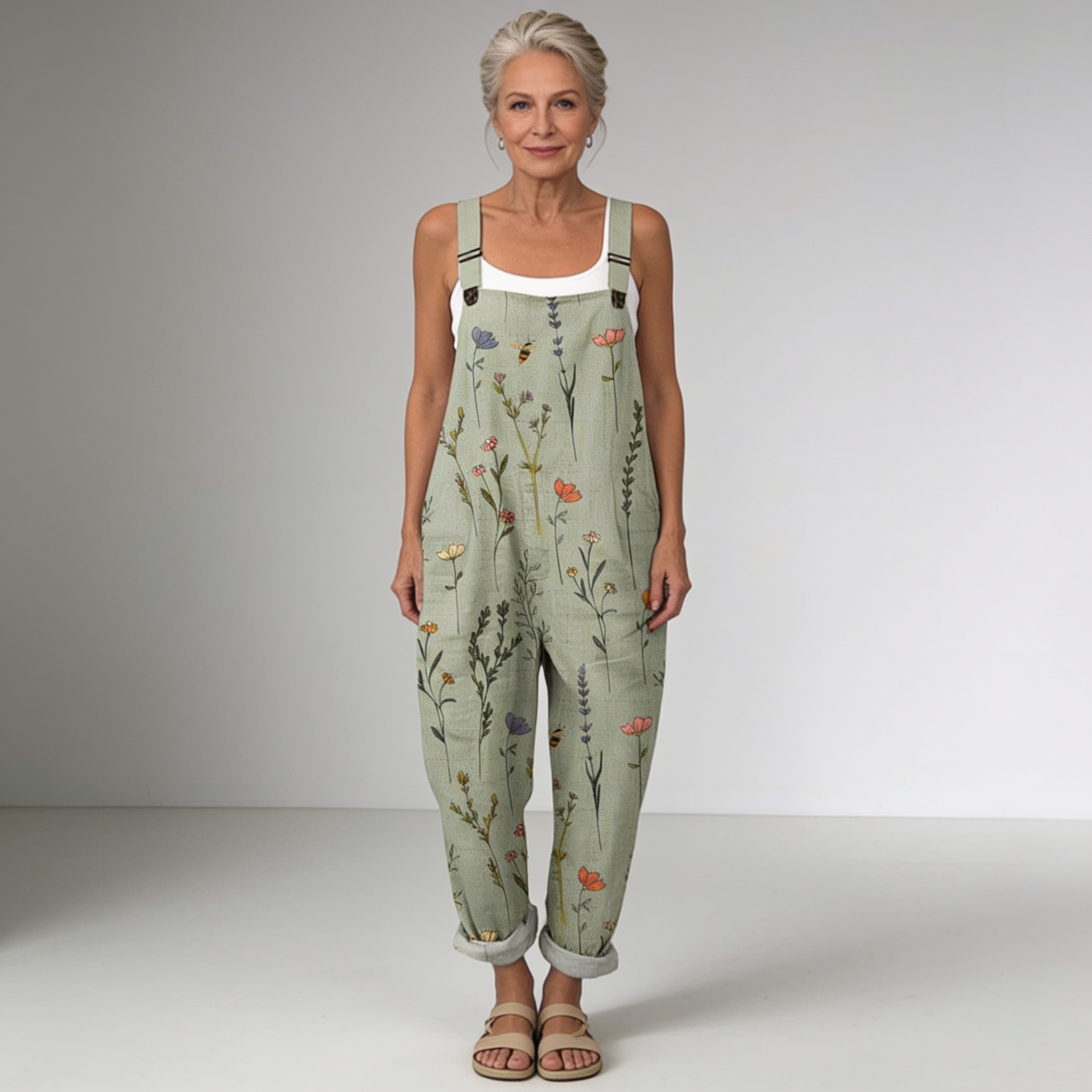 Millie™ | Garden Print Overalls