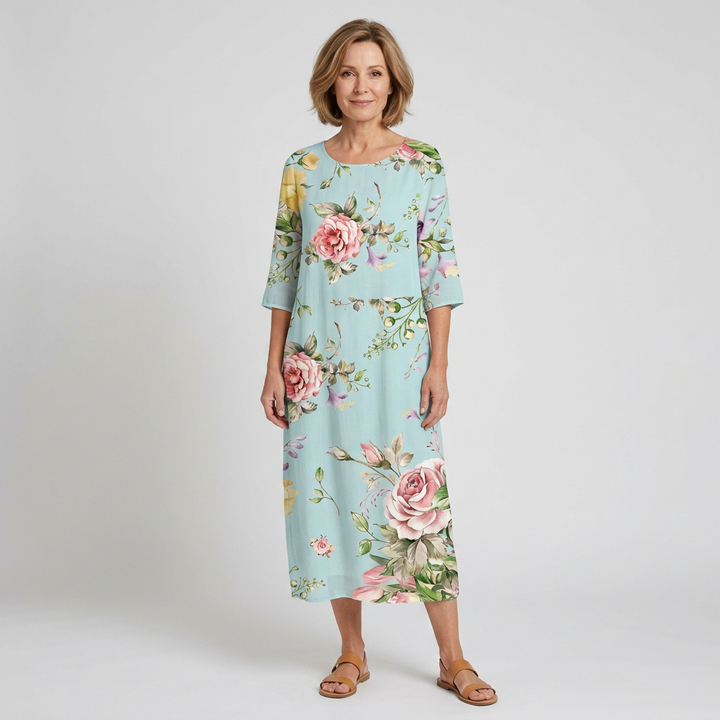Hayley™ | Stylish Floral Maxi Dress
