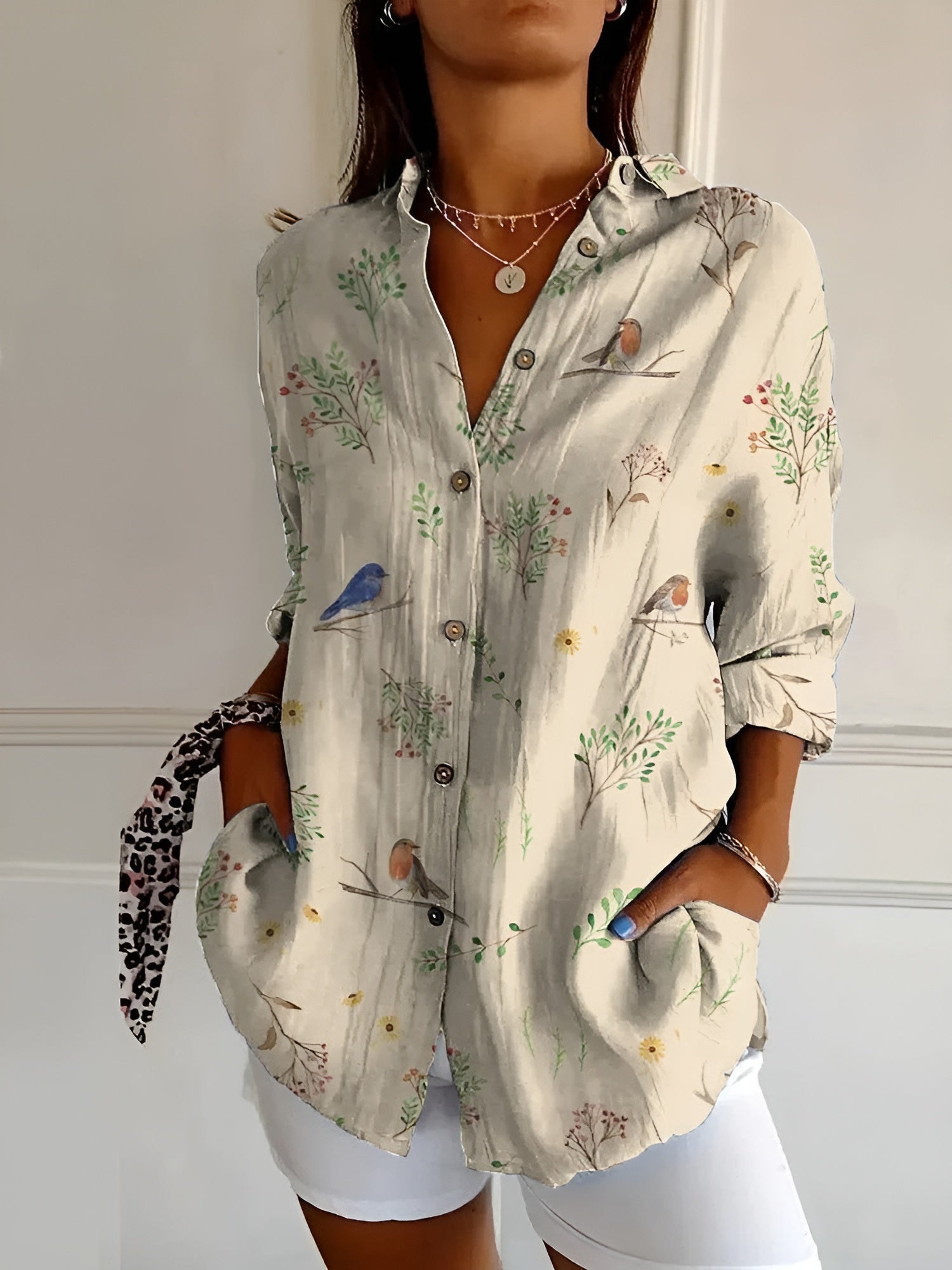 Effortless Elegance Button-Up Shirt