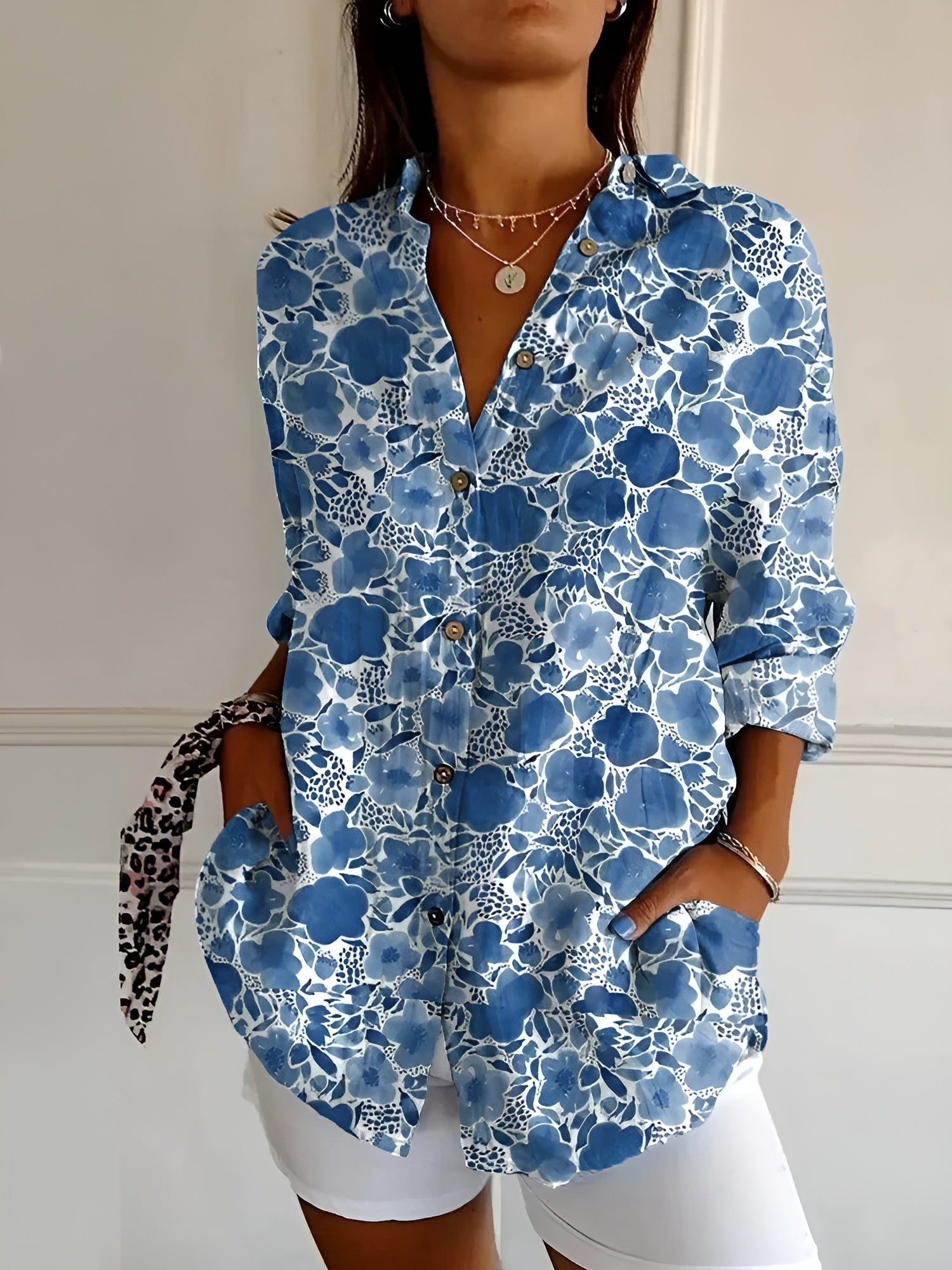 Effortless Elegance Button-Up Shirt