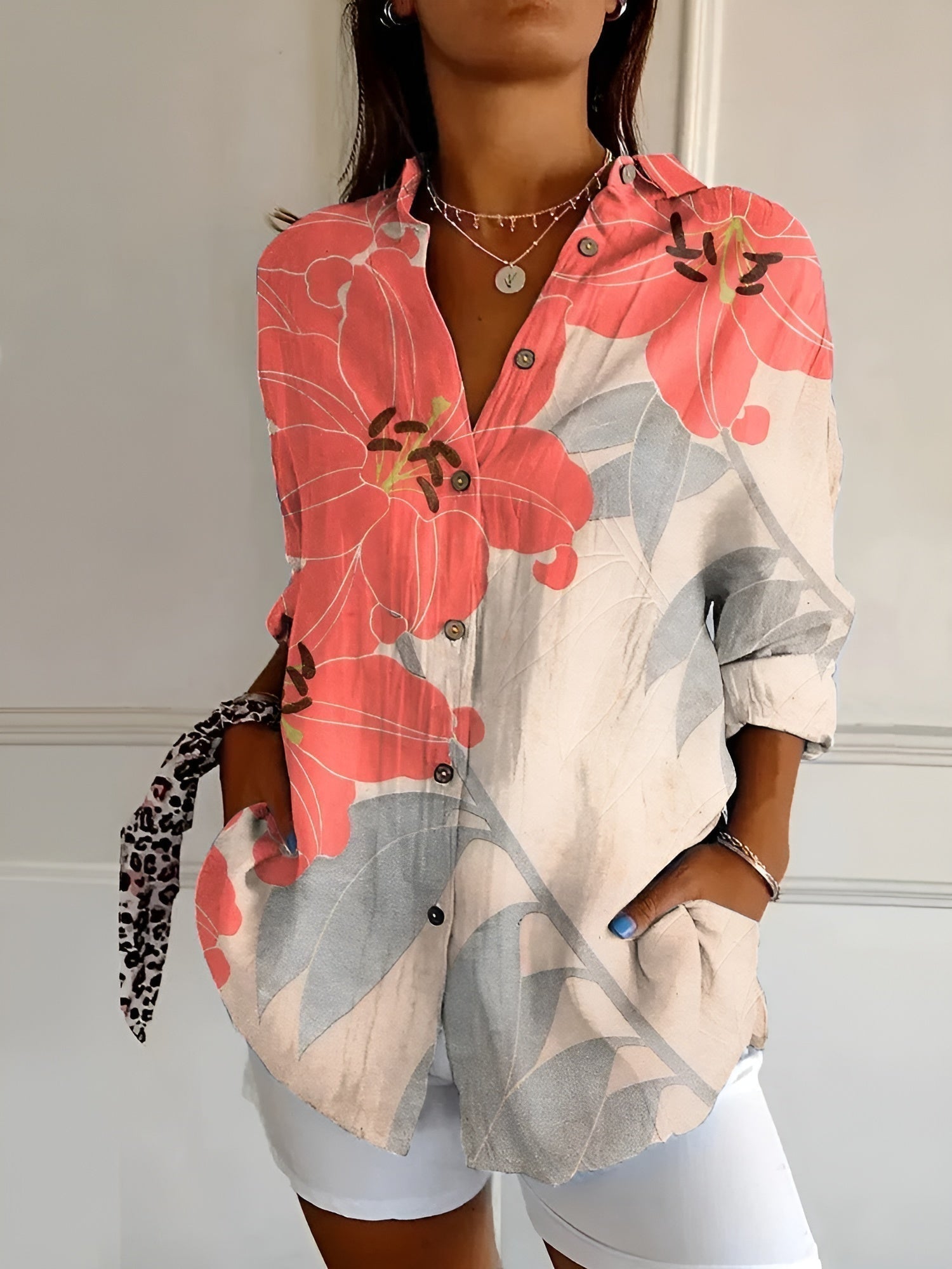 Effortless Elegance Button-Up Shirt