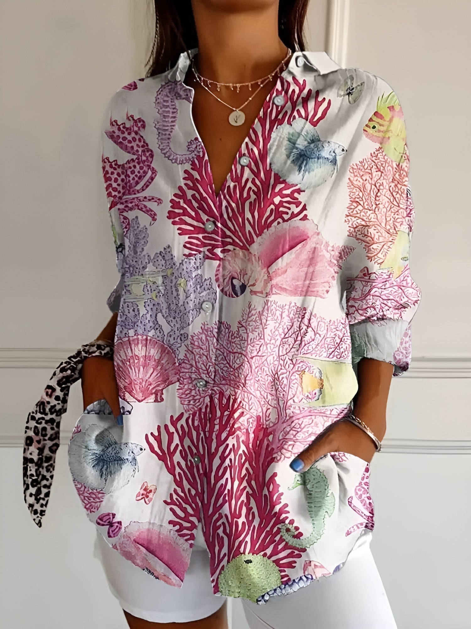 Effortless Elegance Button-Up Shirt