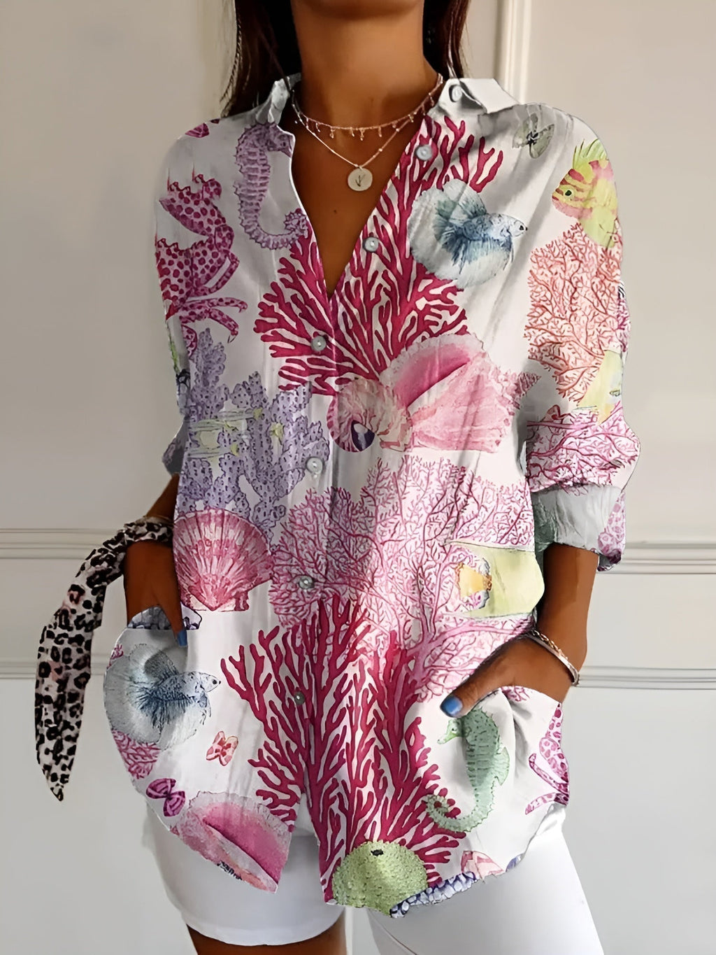 Effortless Elegance Button-Up Shirt