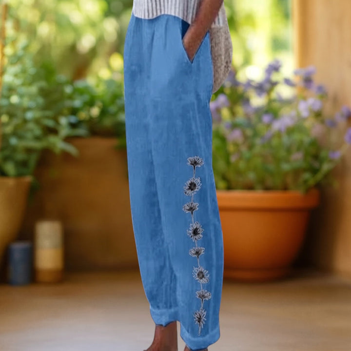 Fiona | Relaxed Everyday Floral Pants