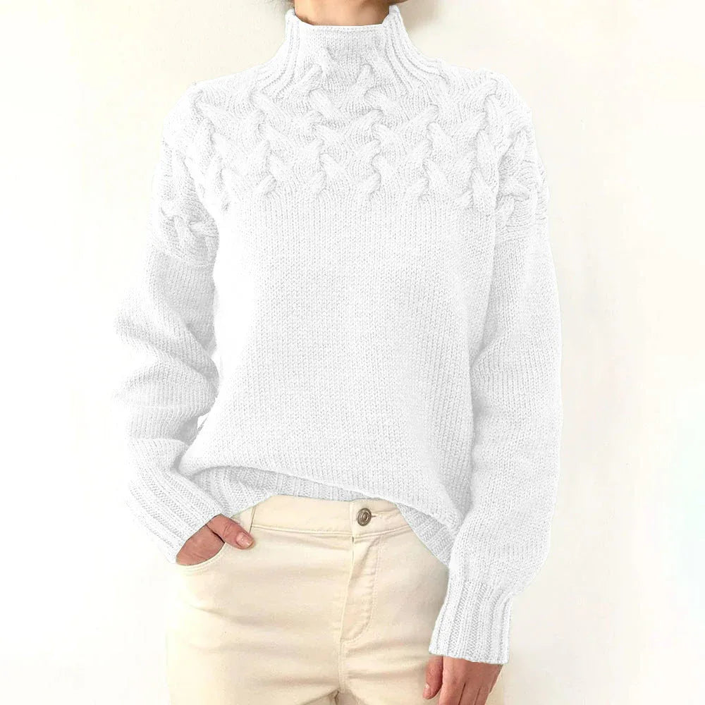 Elena | Warm Knitted Turtleneck